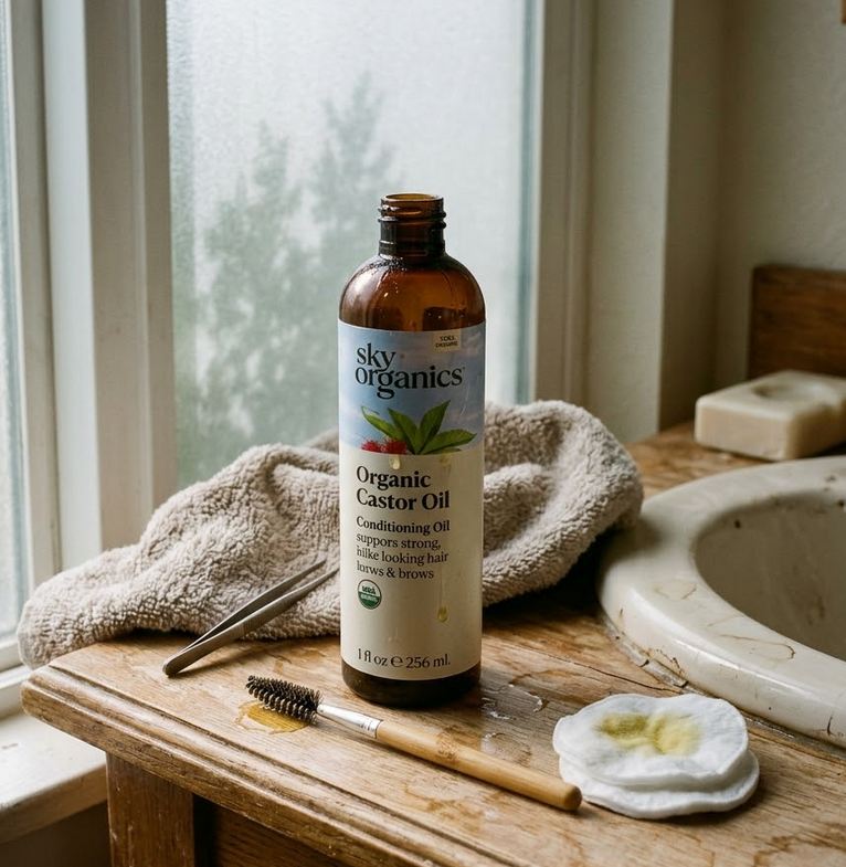 Sky Organics organic castor oil cold pressed hexane free 16oz