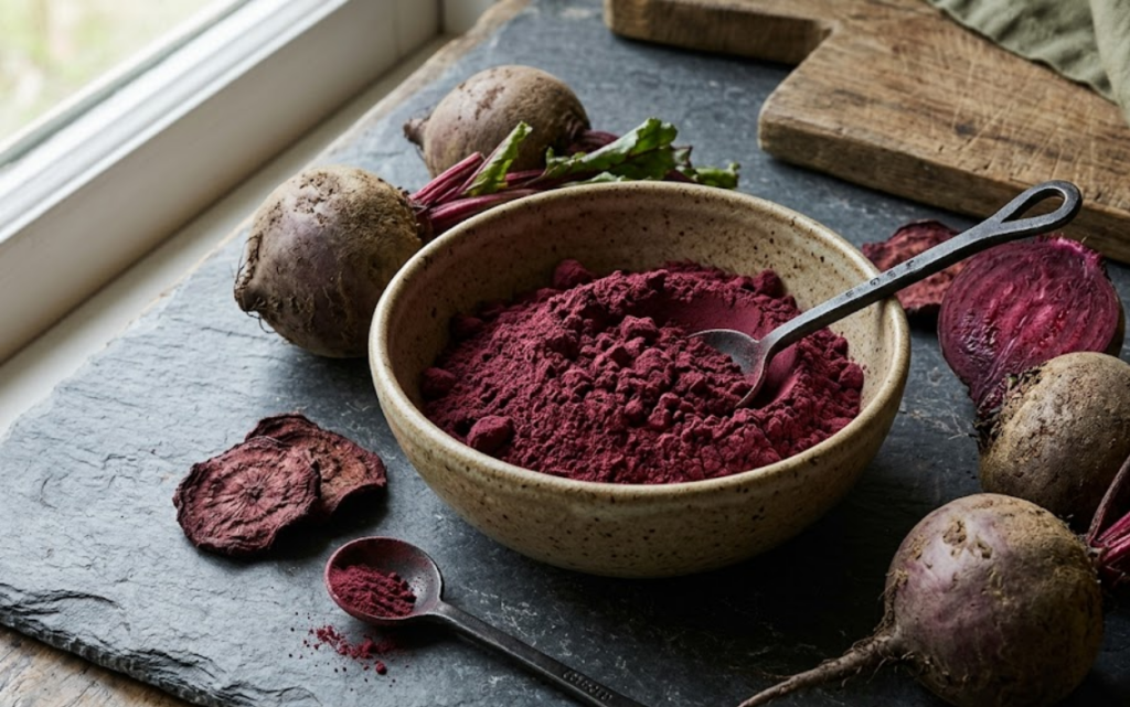 organic beetroot powder and nitrate to nitric oxide pathway
