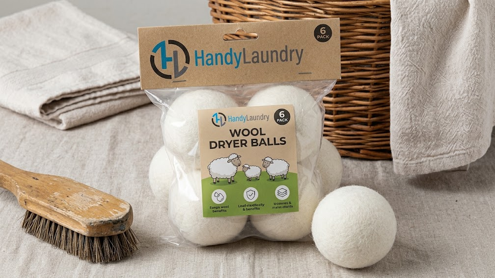 Handy Laundry wool dryer balls 6-pack, Amazon best seller